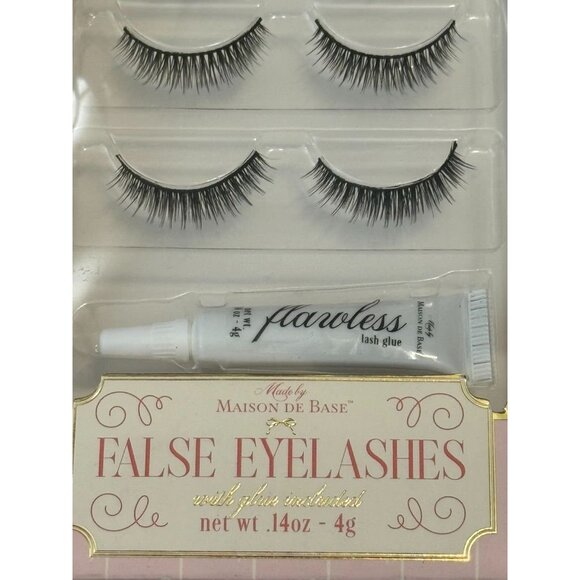 Maison De Base False Eyelashes Set of Four NIB - Picture 2 of 4